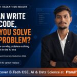 Why problem-solving is the key skill in the AI era, from a Parul University student