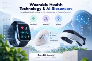 How wearable health technology, biosensors, and AI are shaping the future of digital health, at Parul University