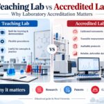 NABL Accreditation Signed By Parul University. Differentiating a teaching laboratory and an accredited laboratory.