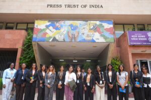 How journalists verify news, explained to Parul University students by PTI and leading newsrooms