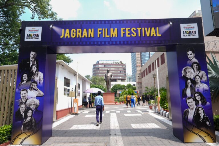 Women in Cinema, Ageism & Overall Representation – Indian Actress Taapsee Pannu at Jagran Film Festival with Parul University’s students!