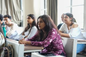 Simple mindfulness and mental well-being techniques shared at Parul University