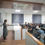 The data journey behind AI, from collection to ETL, explained from AI training at Parul University.