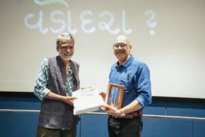 Tarun Deep Giridhar of NID on learning India’s scripts and rediscovering identity, at Parul University’s Lipikalpa 2026.