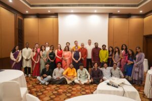 5 Indian & Swiss Team pitching and presenting at YEEP 2026, Parul University!