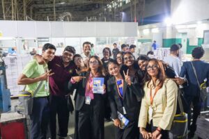 Parul University journalism students on their Delhi media leadership tour, meeting India’s top journalists