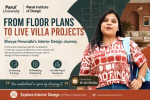 Meet Bhavya Perumalla, a Bachelor of Design student at Parul Institute of Design!