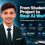Harsh Bhanushali, Parul University CSE student and founder of Dualmind Lab