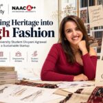 Divyani Agrawal, Parul Institute of Design student and founder of the sustainable fashion brand CEILON