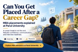 An MBA student restarting studies and placement preparation after a career gap