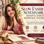 What slow fashion is and heritage textiles like Khadi, explained at Parul University