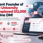 How students can land international freelance clients through cold outreach, explained at Parul University