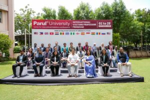 International visiting professors from 15 countries teaching at Parul University under the CIRR Visiting Professor Program