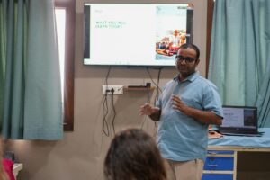 Marma therapy and the vital points of Ayurveda, explained at Parul University.