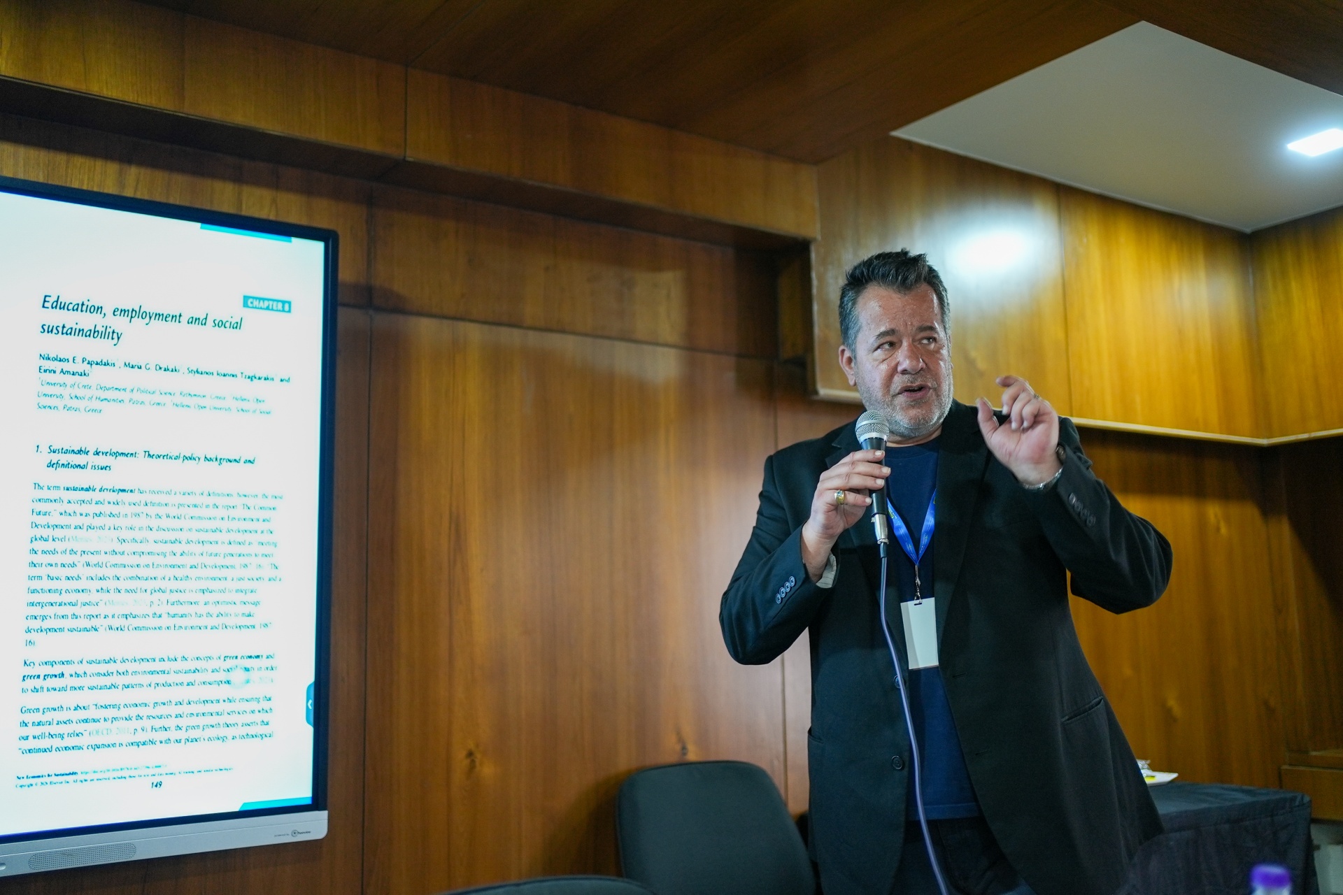 Dr. Nikolaos E. Papadakis of the University of Crete on Public Policy and Internationalisation at Parul University.