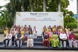 International participants studying Ayurveda at Parul University through the APP and PIP programs
