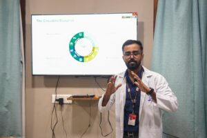 What Shirodhara is: the Ayurvedic head therapy of pouring oil over the forehead, explained at Parul University