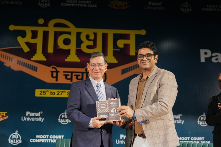 Justice N. Kotiswar Singh at Parul University: Careers, Hope and the New World of Law!