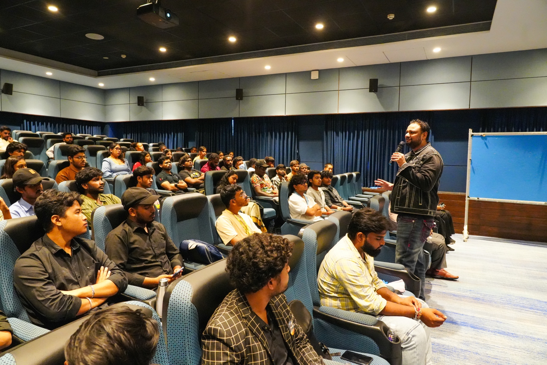 Devendra Malviya at Parul University: A Filmmaking Masterclass at Maadhyam Season 5