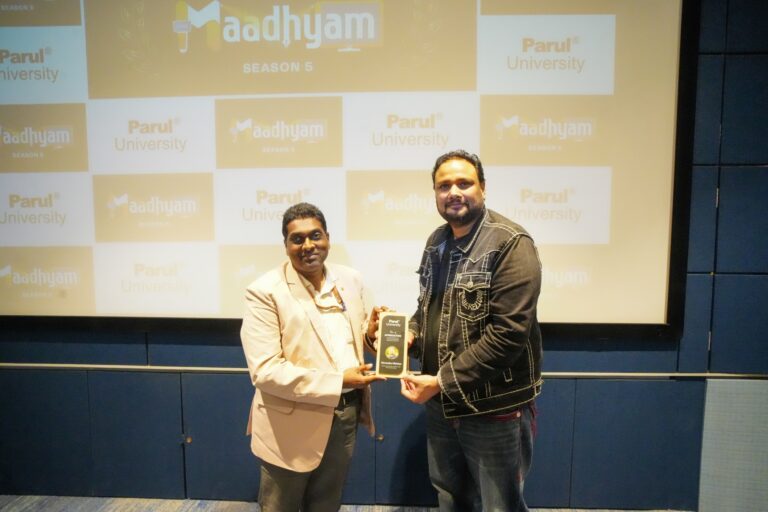 Devendra Malviya at Parul University: A Filmmaking Masterclass at Maadhyam Season 5
