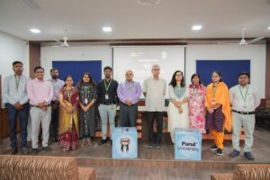 A field and career explainer from the Faculty of Social Work, Parul University, anchored by its Samarpan social work fest (27 to 28 March 2024).