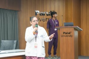 Ayurvedic Session Discussion on Dincharya and Ritucharya at Parul University