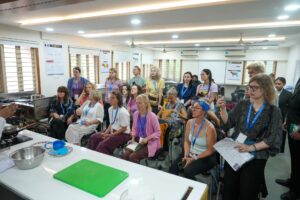 Delegates from many professions studying Ayurveda at Parul University’s immersion programs.