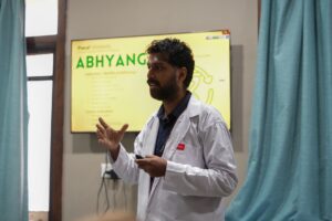 Parul University Conducted Session on What is Abhyanga and Ayurvedic warm-oil massage